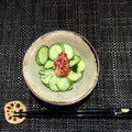 horseland's cooksnap of when they made きゅうり消費☆梅ゴマ和え.