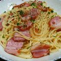 もりはん's cooksnap of when they made ベーコンソーセージ入の簡単ペペロンチーノ.