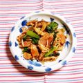 カレンガール's cooksnap of when they made 小松菜ベーコンのオイスター炒め.