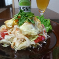 ダイナマイト漆黒's cooksnap of when they made タイ風★目玉焼きと野菜のサラダ.