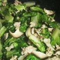 きゃべつん's cooksnap of when they made 山東菜とエリンギの炒め物.