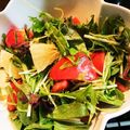智恵ちゃんのつく恋慕's cooksnap of when they made 水菜とトマトとグレープフルーツサラダ.