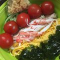 ゆうすけたろはは's cooksnap of when they made ランチに冷したぬきサラダうどん.