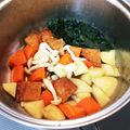 あねさん女房さ〜や's cooksnap of when they made さつま揚げの煮物♪わかめ・じゃが芋・人参.