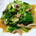 ちょこれーとなっつ's cooksnap of when they made 小松菜と豚肉のオイスターソース炒め.