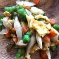 ちゃんこまんさん's cooksnap of when they made スナップえんどうと卵炒め.