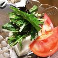 ♫mannie♫'s cooksnap of when they made 水菜の塩こんサラダ.