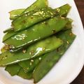 卵せんべい's cooksnap of when they made きぬさやのナムル.