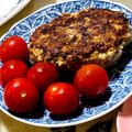 夜中にスイーツママ☆'s cooksnap of when they made 豚ひき肉のふわふわ豆腐ハンバーグ.