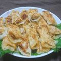 グラ4's cooksnap of when they made さおりんのキムチーズ棒餃子.