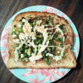 inLondon's cooksnap of when they made かつおぶしとネギのうまうまトースト♡.