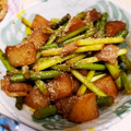 ★☆おたま★☆'s cooksnap of when they made 簡単おつまみ☆大根とにんにくの芽炒め.