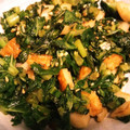 tomoyofeb5's cooksnap of when they made 大根葉とちくわのゴマ炒め。.