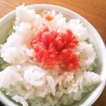 クックMUEI0S☆'s cooksnap of when they made 旨～い☆ホカホカご飯に明太子とゴマ油だけ.