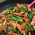 オカメの店長's cooksnap of when they made ご飯がっつり☆豚バラとニラの中華炒め.