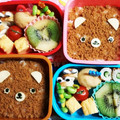 こともみ's cooksnap of when they made 幼稚園の子供用お弁当☆鶏そぼろdeクマ.