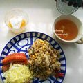 まみお✳'s cooksnap of when they made 高菜チャーハン.