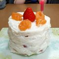 pinapina55's cooksnap of when they made 食パンde 1歳お誕生日ケーキ.