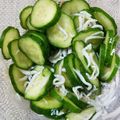 ☆さくえり☆'s cooksnap of when they made 【農家のレシピ】キュウリとジャコの酢の物.