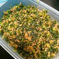 nana10nene's cooksnap of when they made 絶品！大根の葉と人参の葉のひき肉ふりかけ.