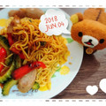 ★くまさん's cooksnap of when they made ゴーヤとオイスターソースの焼きそば.