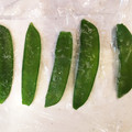 kyumikyumi's cooksnap of when they made きぬさやの冷凍保存.