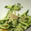 ゆうきいた's cooksnap of when they made 簡単！えのきときゅうりの蒸し煮.