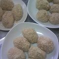 【あちこ】's cooksnap of when they made もちもち＊きなこおはぎ＊.