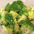 ねみねみ's cooksnap of when they made 丸ごと1株ブロッコリーのゴマ和え.
