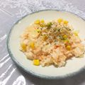 coconut☺︎'s cooksnap of when they made 〖チャチャッと簡単♪鮭コーンバター炒飯〗.