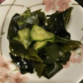 アルカママ's cooksnap of when they made きゅうりとわかめの酢の物.
