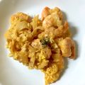 ミルクめろん's cooksnap of when they made エビと玉ねぎのまろやかオーロラソース✿.