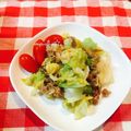 マーシ☆'s cooksnap of when they made 豚コマとキャベツの簡単オイスター甘酢炒め.