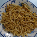 露天好き's cooksnap of when they made 簡単5分で絶品・モヤシと卵の炒め.