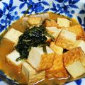 カメリア22's cooksnap of when they made 厚揚げとほうれん草のピリ辛味噌炒め.