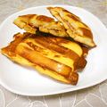 ＠迷子＠'s cooksnap of when they made パンの耳で☆しましまホットサンド.