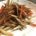 わ五助's cooksnap of when they made にんにく風味のきんぴらごぼう。.