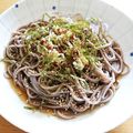 ＊みりんみりん＊'s cooksnap of when they made ごま油香る✿叩き梅とねぎの冷製そば✿.
