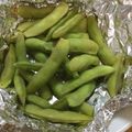 赤蜻蛉's cooksnap of when they made ホクホク～♫フライパンで枝豆のホイル焼き.