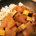 quwaji's cooksnap of when they made チキンと大根のデミグラスソース煮込み　.