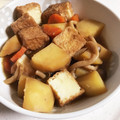 kanjuna's cooksnap of when they made 厚揚げとじゃがいもの煮物.