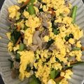 まゆまルイ's cooksnap of when they made ☆小松菜、豚肉、卵の炒め物☆.