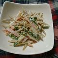 ☆やすちゃん☆'s cooksnap of when they made ごぼうとハムのサラダ.