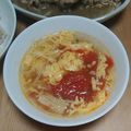 ゆぴ0124's cooksnap of when they made 味覇で簡単「トマトのかき卵スープ」.