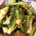 ゆりゆりたろう's cooksnap of when they made 我が家の味☆小松菜と薄揚げの煮浸し.