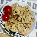 つれり～'s cooksnap of when they made 簡単きんぴら♪豚肉と蓮根のラー油炒め❤.