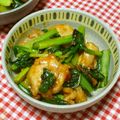 tokotann's cooksnap of when they made 鶏と小松菜のピリ辛炒め.