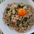 YuKαRi♡'s cooksnap of when they made レンジで簡単♪鳥そぼろそば.