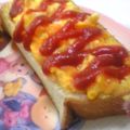 とら＆とららのママ's cooksnap of when they made 卵たっぷり！トースト.