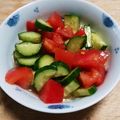 OGU417's cooksnap of when they made 簡単！トマトときゅうりのフレッシュサラダ.
